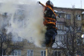 медведь на масленицу